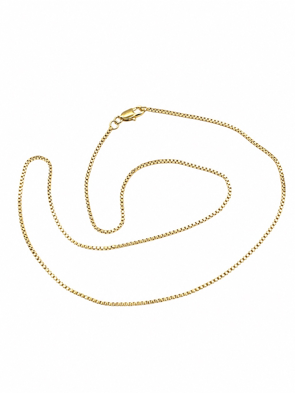 Gold-Filled Box Chain Necklace